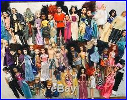 Disney Princess Prince Doll Huge Lot, Zizzle, Pocahontas, Gaston, Frozen, Ariel