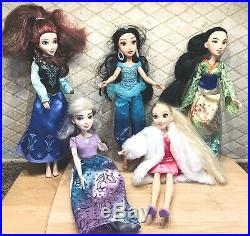 Disney Princess Prince Doll Huge Lot, Zizzle, Pocahontas, Gaston, Frozen, Ariel