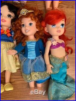 Disney Princess Prince Dolls Huge Lot Animator Plush +