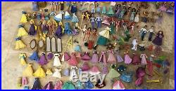 Disney Princess Prince Polly Pocket Huge Lot 100+ Pieces