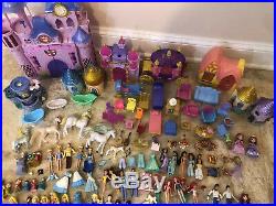 Disney Princess Prince Polly Pocket Huge Lot 100+ Pieces
