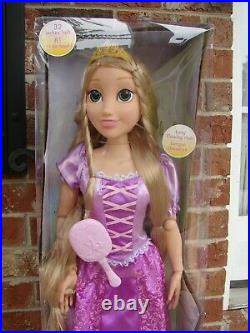 Disney Princess Rapunzel 32 Life Size Tangled My Size Barbie Type Doll NEW