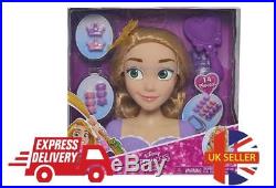 Disney Princess Rapunzel Deluxe Styling Head Childrens Pretend Play Toy Doll Set