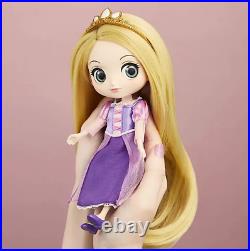 Disney Princess Rapunzel Doll Figure Soft hair Cute Gift Q Posket Doll Limited