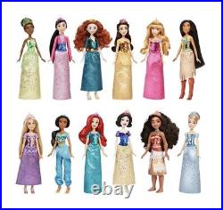 Disney Princess Royal 12 Collection Dolls with Clothes and Accessories Set New