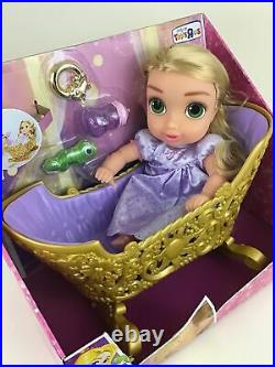 Disney Princess Royal Baby Rapunzel Cradle 10 Doll Jakks Toys R Us Exclusive
