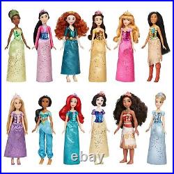 Disney Princess Royal Collection, 12 Royal Shimmer Fashion Dolls with Skirts