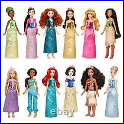 Disney Princess Royal Collection 12 Royal Shimmer Fashion Dolls with Skirts a