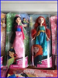 Disney Princess Royal Shimmer Dolls Complete Set Of 11 Hasbro 2018