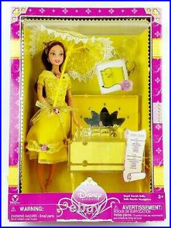 Disney Princess Royal Travels Belle Doll with Trunk/Vanity NRFB