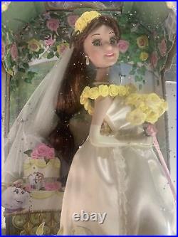 Disney Princess Royal Wedding Collection BELLE Porcelain Doll New in Box