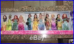 Disney Princess Shimmering Dreams Collection 11 Doll Set QUICK SHIPPING