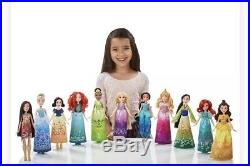Disney Princess Shimmering Dreams Collection 11 Pack Dolls Princesses New