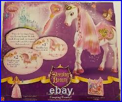 Disney Princess Sleeping Beauty Magic Wand Walking Horse Mattel 2008