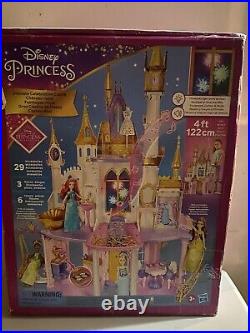 Disney Princess Ultimate Celebration Castle, 4 Feet Tall Doll House with Furn
