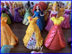 Disney Princess polly pocket Magic Clip Lot of 48 tiny mini dolls miniature B31