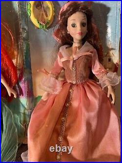Disney Princess, porcelain Doll, Brasskey Keepsakes, collection 2004 Set 6