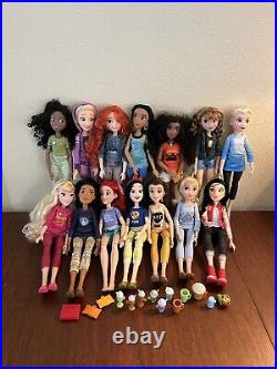 Disney Princesses Comfy Squad Wreck It Ralph -Full Set of 14 Original Dolls