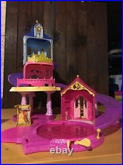 Disney RARE Glitter Glider Princess Castle Magic Clips