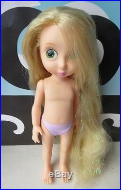 Disney Rapunzel Animator Doll Nude Tinsel Glitter Hair Princess