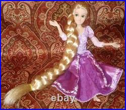 Disney Rapunzel Tangled Tinsel Hair Princess NICE 11.5 Doll First Edition RARE