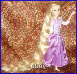 Disney Rapunzel Tangled Tinsel Hair Princess NICE 11.5 Doll First Edition RARE