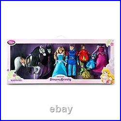 Disney Sleeping Beauty Deluxe Doll Set Maleficent, Aurora, Phillip, Samson