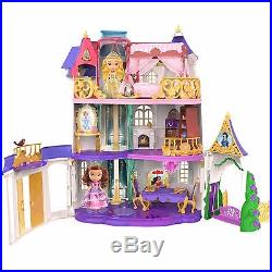 Disney Sofia the First Enchancian Castle 3' Tall Doll House Lights & Sounds NEW