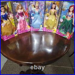 Disney Sparkle Princesses with Ring 2004 Barbies Set Of 5