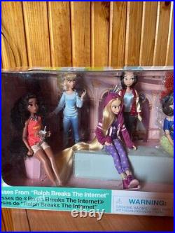 Disney Store 13 Comfy Princesses Wreck It Ralph Vanellope NRFB Mini Doll Set