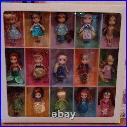 Disney Store ANIMATORS Collection MINI DOLL GIFT SET of 15-New in Display Box