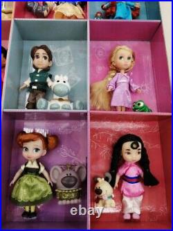 Disney Store ANIMATORS Collection Princess MINI DOLL SET 12 Figure