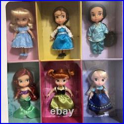 Disney Store ANIMATORS Collection Princess MINI DOLL SET 15 Figure