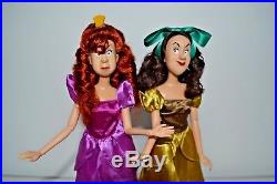 Disney Store Anastasia and Drizella Delux dolls, Cinderellas Ugly Step Sisters