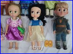 Disney Store Animator's Collection 16 Toddler Doll Lot