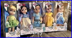 Disney Store Animator's Collection 16 Toddler Doll Lot of 5 IN BOX NEW