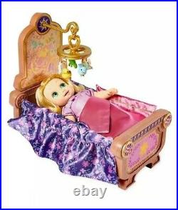 Disney Store Animator's Special Edition Rapunzel Baby Doll And Crib New