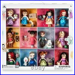 Disney Store Animators Collection Mini Doll Gift Set 14 Dolls With Pets NEW