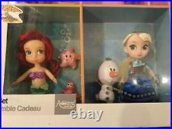 Disney Store Animators Collection Mini Doll Gift Set With Pets NEW