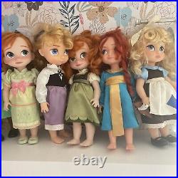 Disney Store Animators Collectors Princess Dolls Lot of 16 Large 15 Dolls