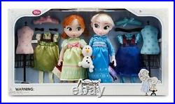 Disney Store Animators Frozen Collection Elsa and Anna Doll Giftset