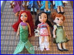 Disney Store Animators Toddler Princess Dolls Animation
