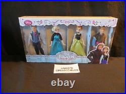 Disney Store Authentic USA Frozen Mini Doll set Hans Elsa Anna Kristoff Figures