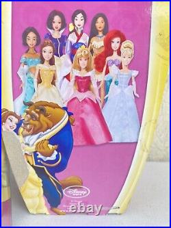 Disney Store Beauty Princess Belle & The Beast Doll Set RARE