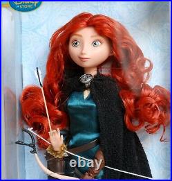 Disney Store Classic Merida Brave 11 Princess Doll Bow Arrow Authentic Rare
