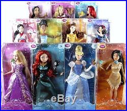 Disney Store Classic Princess Collection 11 Dolls and friendly figurines 2016