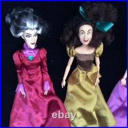 Disney Store Deluxe Cinderella Ugly Sisters Drizella Anastasia Tremaine Toy Doll