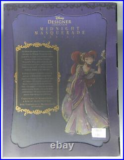Disney Store Designer Midnight Masquerade Meg MEGARA Doll Limited Edition BNIB