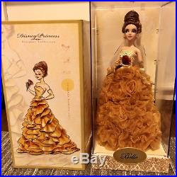 Disney Store Designer Princess BELLE Doll Limited Edition New Beauty & the Beast