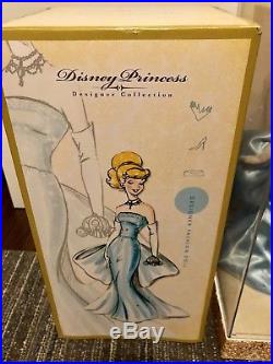 Disney Store Designer Princess CINDERELLA Doll Limited Edition New See Descriptn